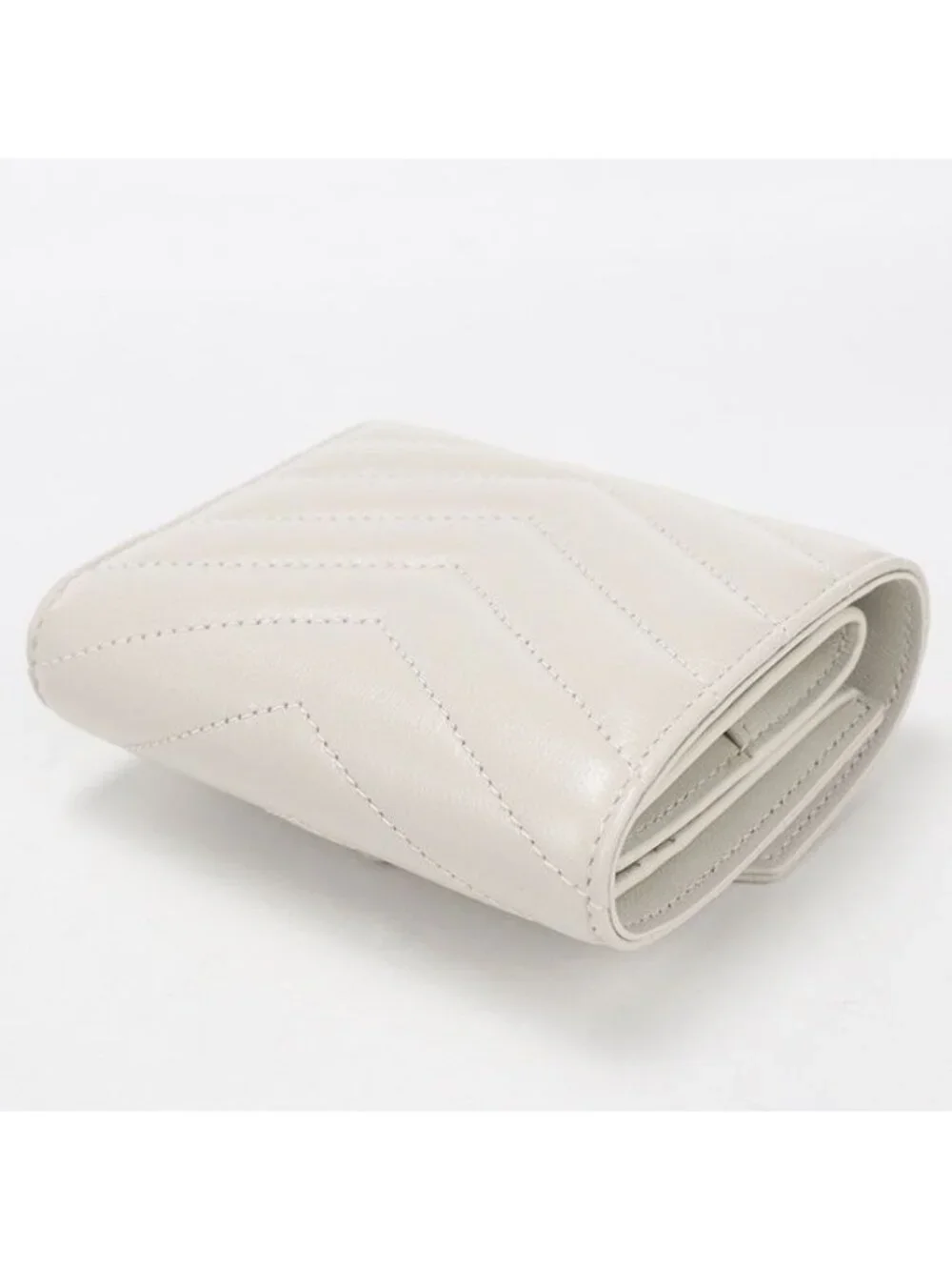 ★SOLD★ Saint Laurent Multi Fold Wallet Cassandra Trifold Leather - Picture 2 of 7